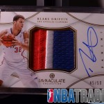 Blake Griffin Immaculate Collection Jumbo Patch Autograph #/50