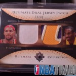 Lebron James and Kobe Bryant Ultimate Dual Jersey Patch #/40
