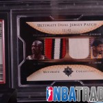 Michael Jordan & Magic Johnson 2006 Ultimate Collection Dual Patch – PSA 10 Gem Mint