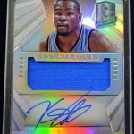 Kevin Durant Spectra Spectacular Prizm Jersey Autograph #/35