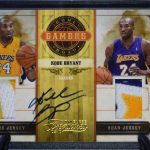 Kobe Bryant 2009-10 Timeless Treasures Home and Road Gamers Prime Signatures